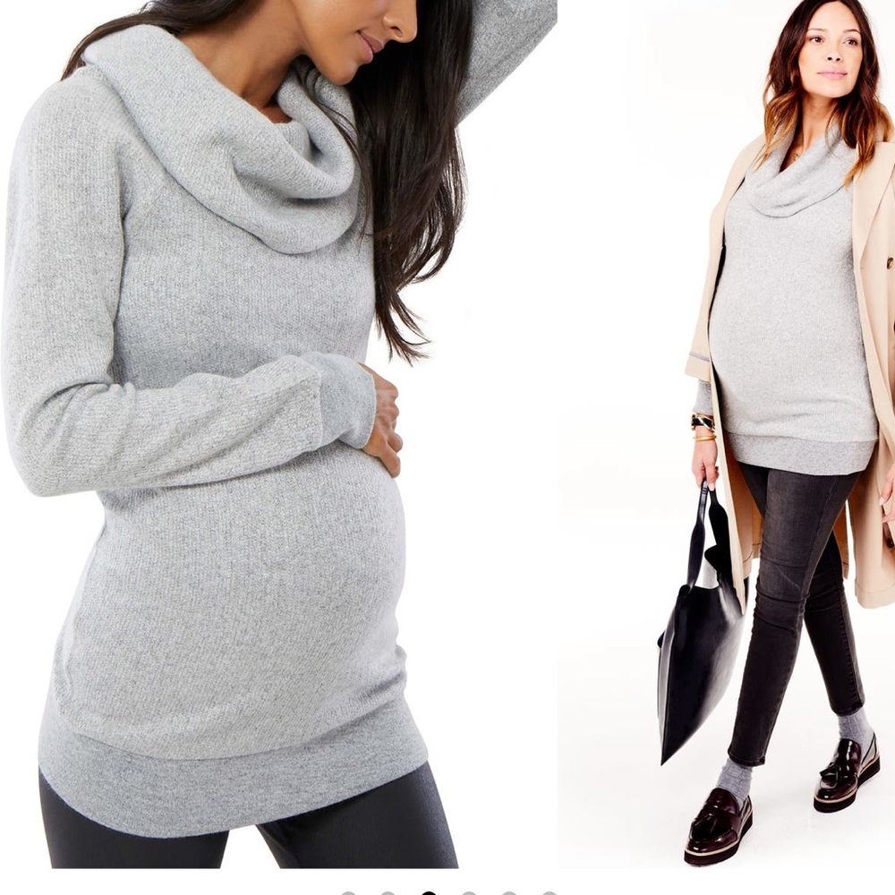Ingrid & Isabel maternity cowl neck sweater